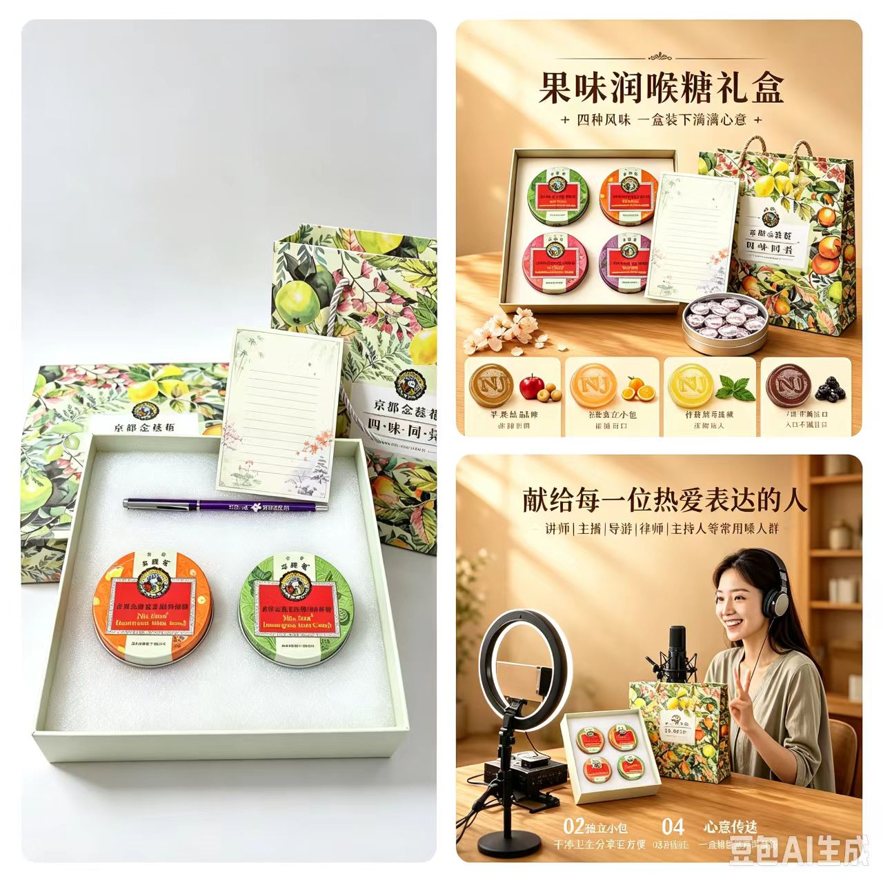 开学季京都念慈菴】礼盒装京都念慈菴枇杷乌梅金桔柠檬糖45g/盒