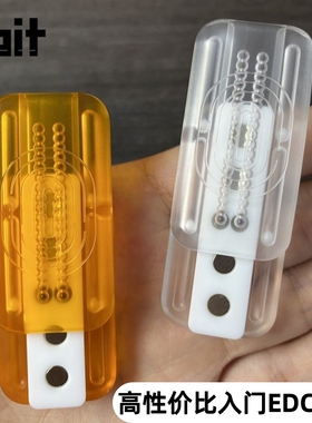 进口PEI叮叮机械密集推牌edc啪啪牌丁丁啪啪币解压玩具减压神器