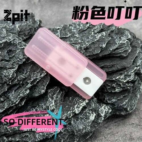 指环解压玩具琥珀双轨机械密集edc办公室玩具指尖陀螺PEI叮叮推牌