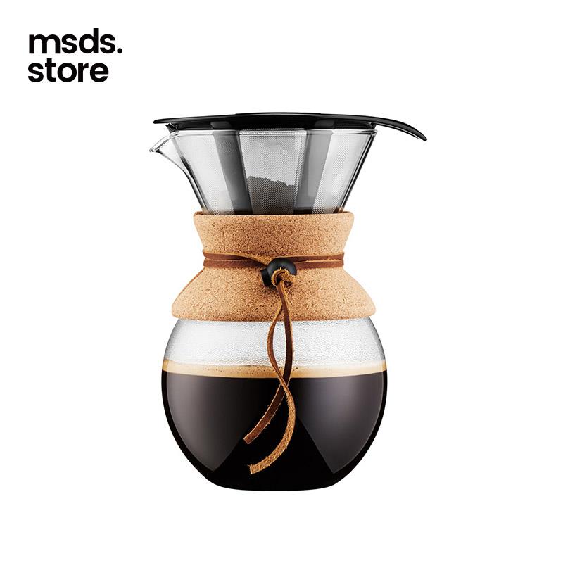 丹麦Bodum波顿咖啡手冲壶Pour Over咖啡壶办公家用耐热醒酒壶