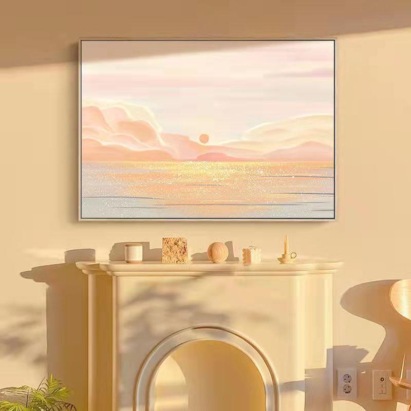 电表箱装饰画风景电表箱强电箱遮挡电闸箱配电箱挂画