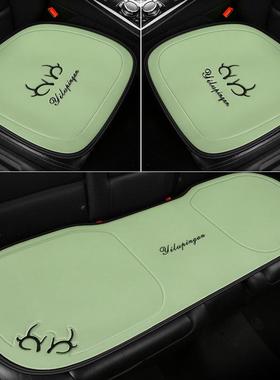 直销透气网布卡通汽车座垫四季通用防滑免绑网红小车座椅垫