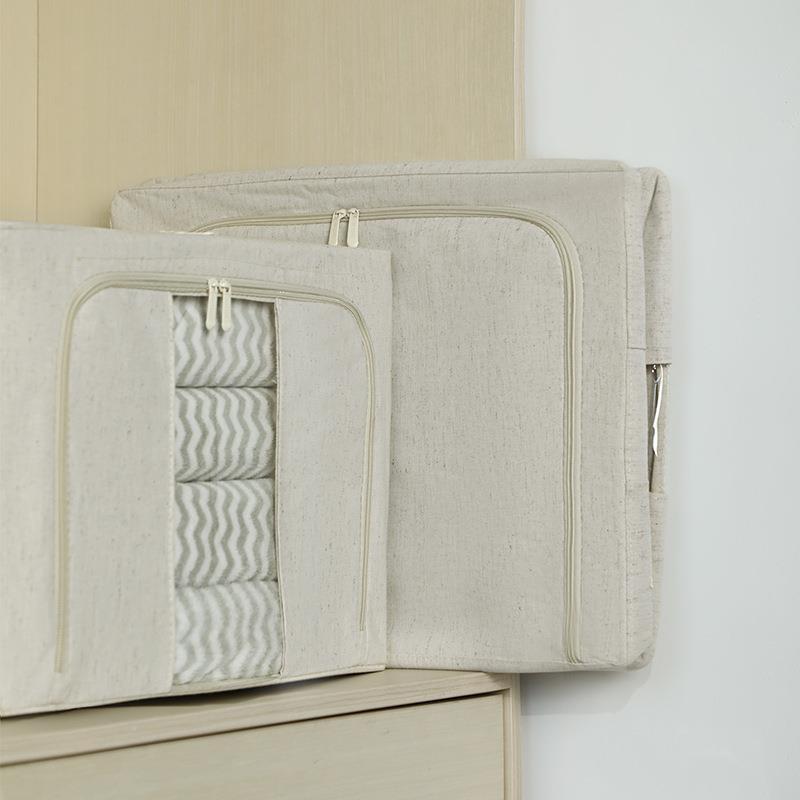 天山棉麻收纳箱家居收纳华达呢收纳筐爆款天竺棉天鹅绒收纳盒