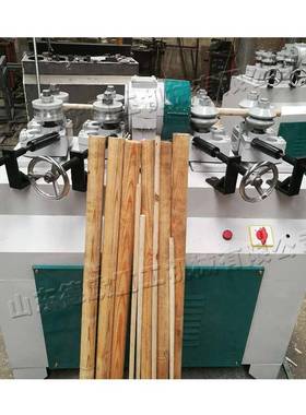 全自动木料圆棍机矿井支柱擀面杖圆棒机电动式拖把杆木棒砂光