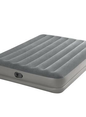 Intex64114灰色USB内置电泵双人线拉空气床加厚野营帐篷双人床垫