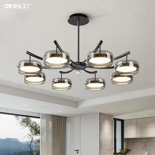 意式轻奢现代客厅吊灯设计师高级感2025新款房间卧室吊灯大厅主灯