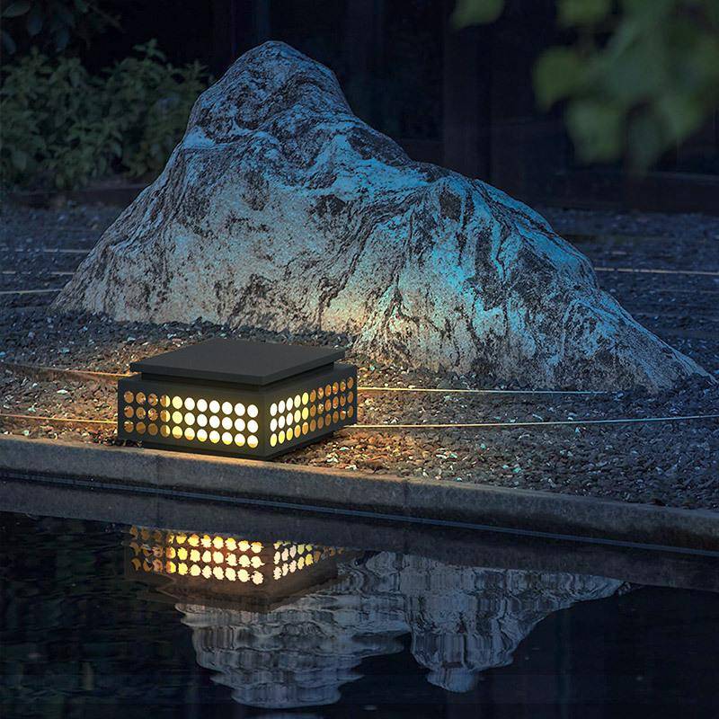 顺馨新中式户外防水庭院灯室外草坪灯别墅景观灯花园大门围墙柱