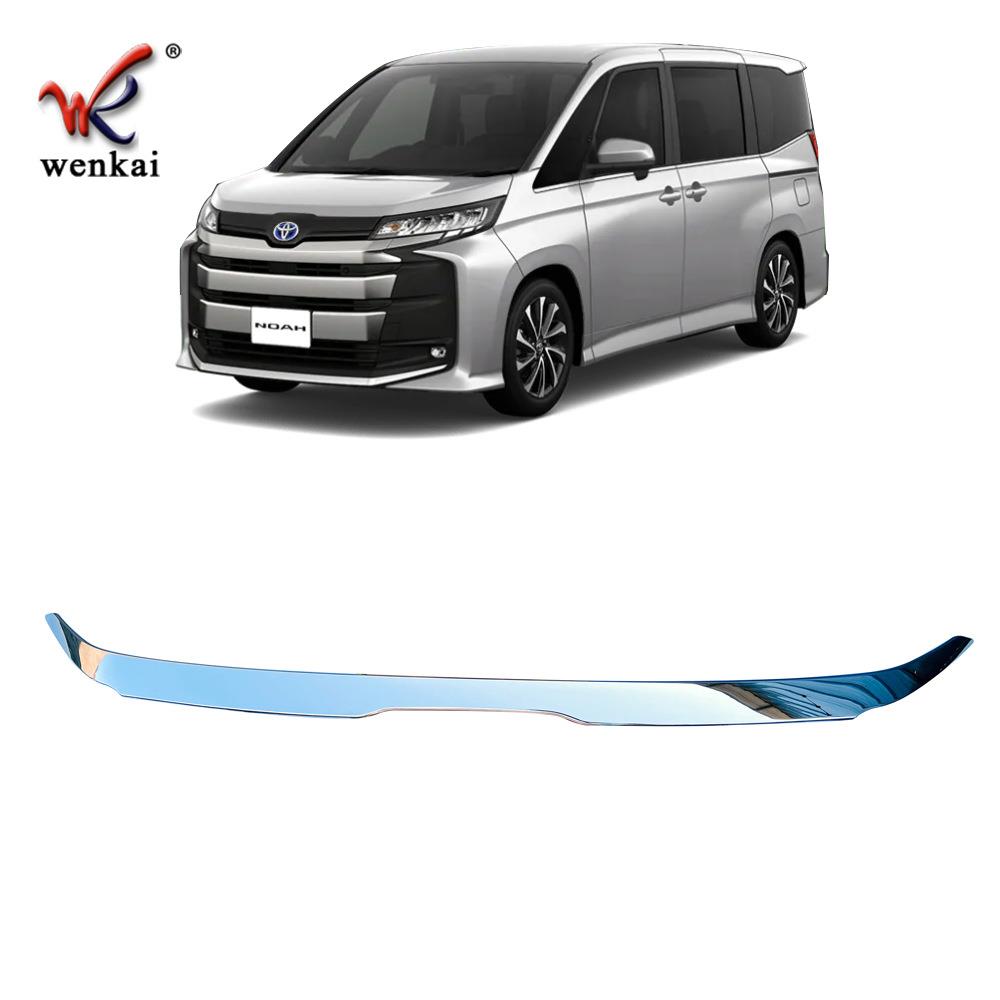 适用于丰田22款Noah90系改装前机盖专用电镀装饰亮条引擎盖饰条