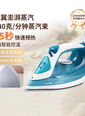 飞利浦熨斗DST3011家用蒸汽电熨斗十大品牌电烫斗熨烫衣服家庭用