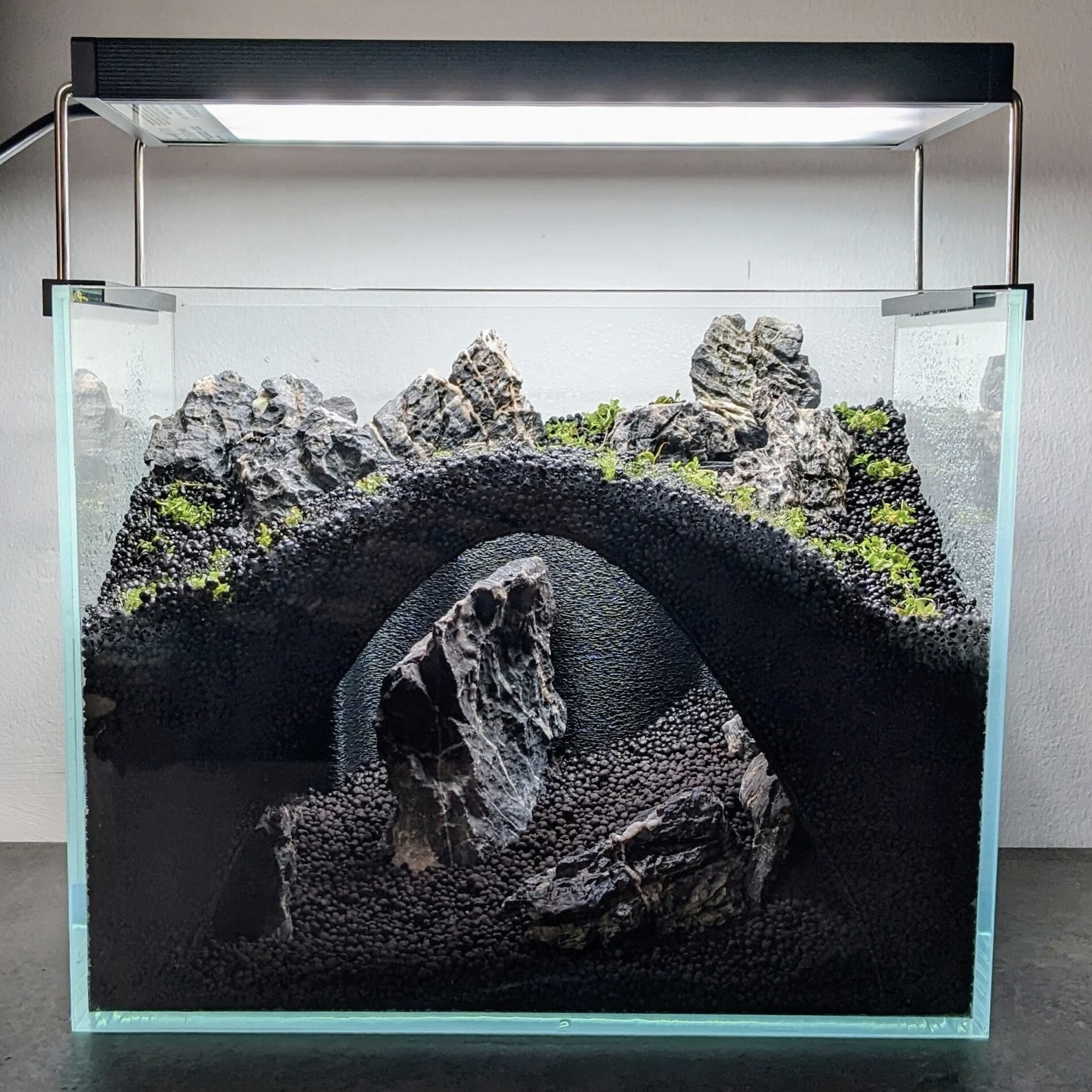 鱼缸造景装饰生态造景乌龟晒台鱼虾躲避屋地下洞穴水陆两用乌龟