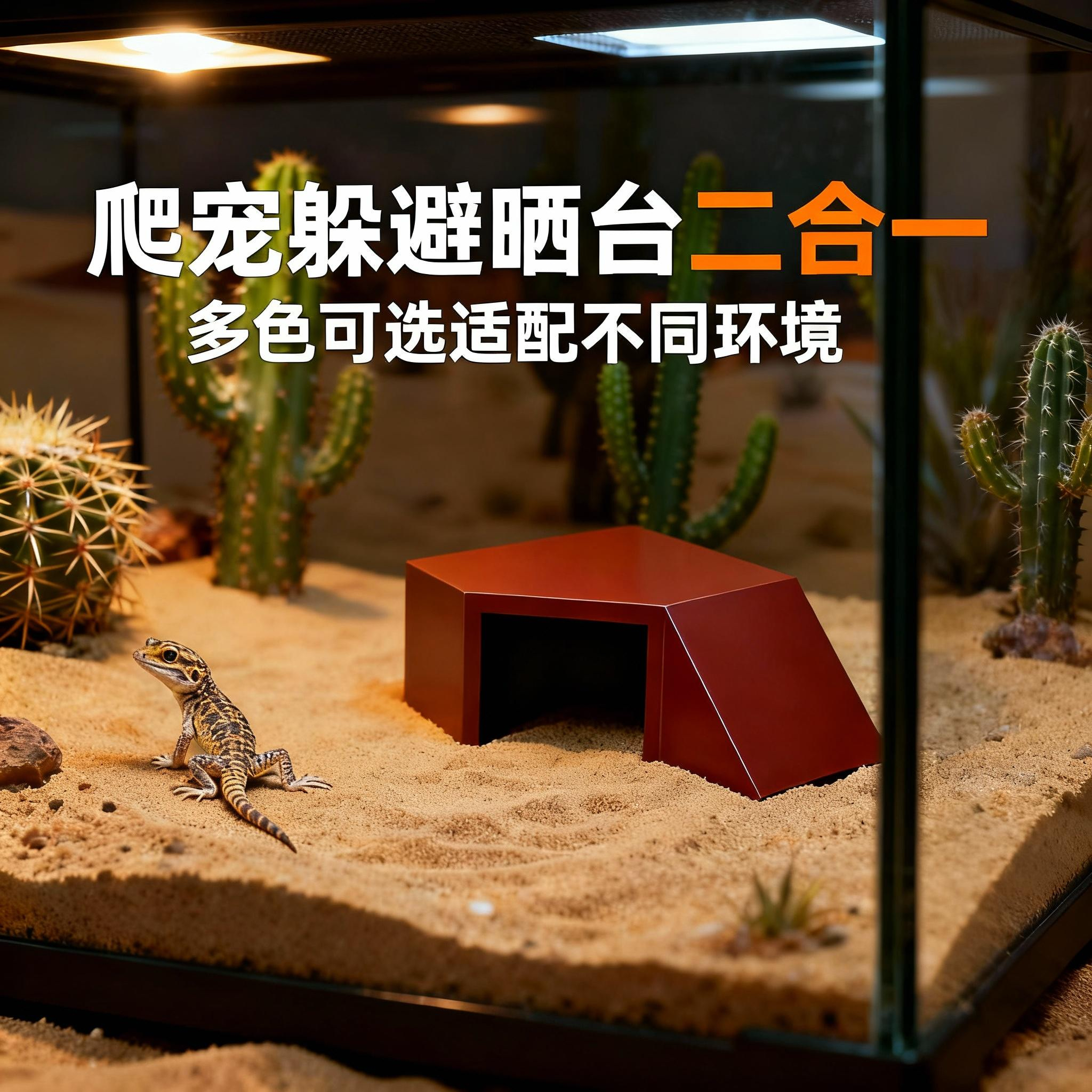 爬虫躲避窝蜥蜴守宫鬃狮蜘蛛壁虎蝎子躲避屋藏身处晒台藏身处