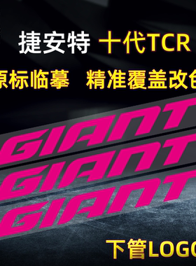 适用Giant捷安特25款TCR SLR公路自行车涂装logo贴纸改色车架贴膜