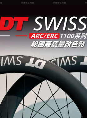 DT SWISS ARC/ERC1100公路车轮组贴纸 DICUT DB 45 50 62涂装改色