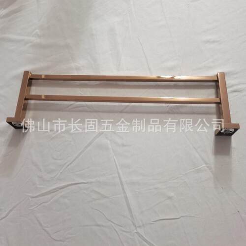 精方34座不绣钢双铸杆毛巾架卫生间浴巾架挂件长0固SV08ST-V08030