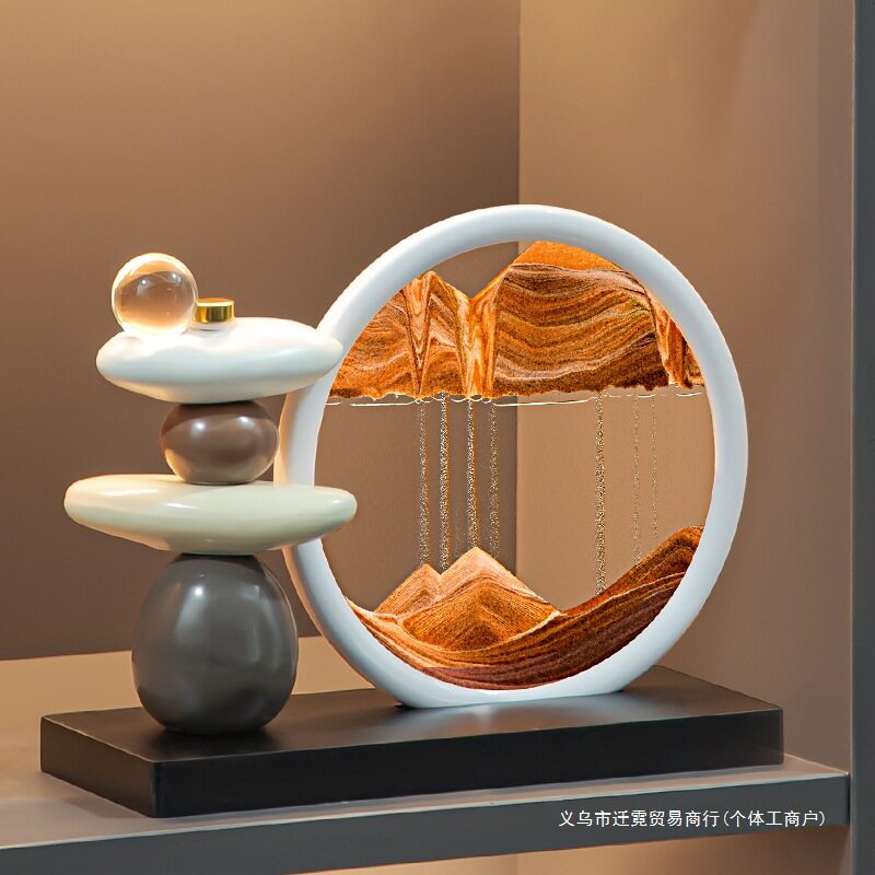 流沙画摆件客厅电视柜酒柜轻奢家居装饰品办公室其他装饰摆件摆件