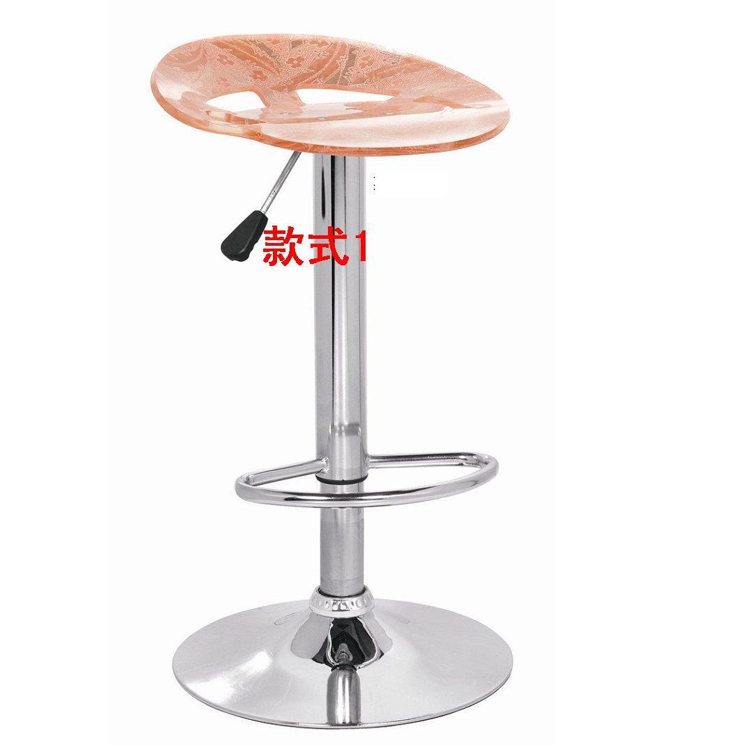 新款时尚酒吧椅吧椅高脚升降旋转椅亚克力厂家直销透明椅