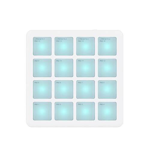 MINI-PAD便携式键盘控制器MIDI打击垫DJ音乐RGB编曲键盘控制器