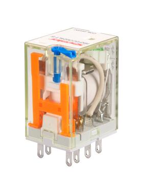 RKF小型电磁交流24v230v中间继电器15A2开2闭dc24v/rxm2lb2b