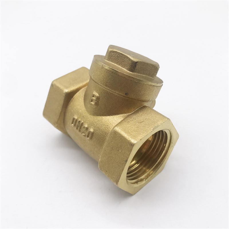 卧式立式dn15 20 25黄铜水表止回阀单向阀立式止水逆阀4分6分1寸