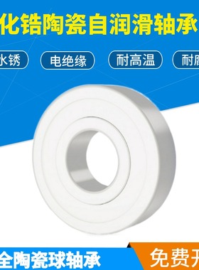 氧化锆全陶瓷双面密封6207轴承6208 6209 6210 6211 6212 6213 CE