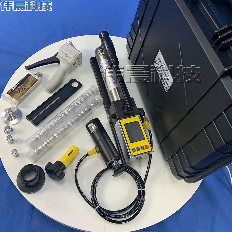 数显拉开法附着力测试仪防腐涂层油漆混凝土便携式全自动拉拔新品