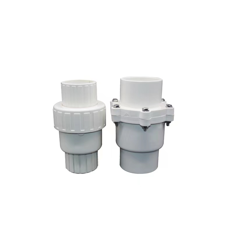 PVC止回阀 止逆阀单向阀下水管阀门20 25 32 40 50 75 90 110 160