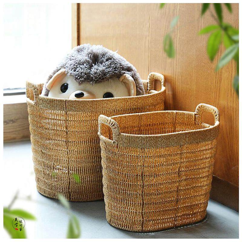 仿藤脏衣篮家用洗衣筐大号浴室卫生间藤编脏玩具收纳筐脏衣篓