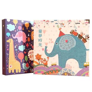 m204宝宝 幼儿园成长手册小学生毕业diy相册本可手写卡纸我档案