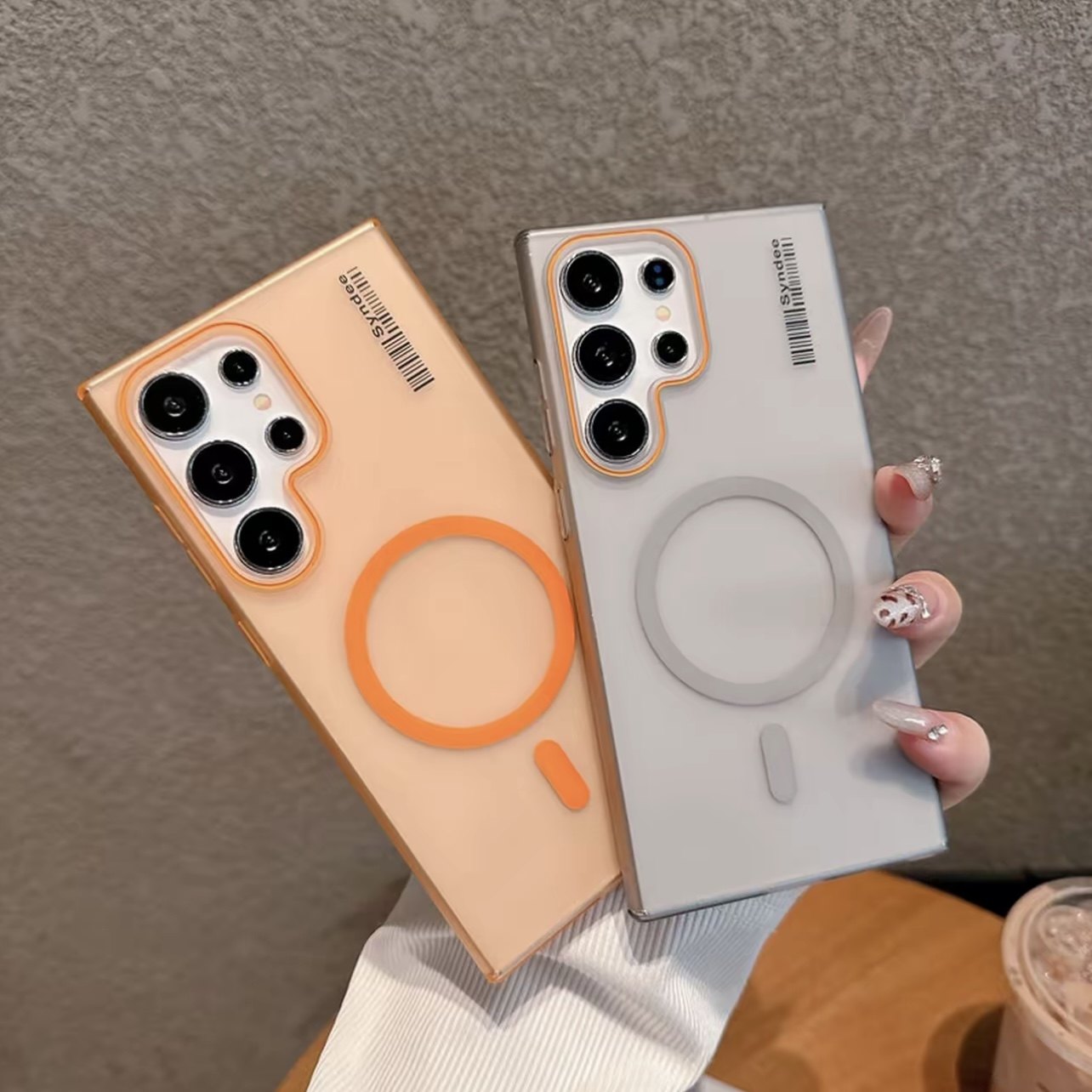 个性半透磁吸磨砂肤感用三