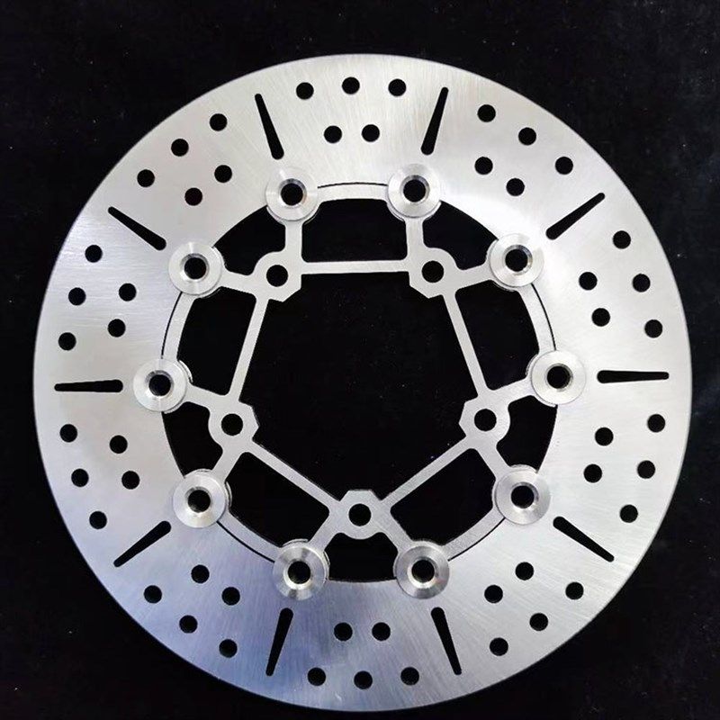电动车刹车碟刹车盘浮动盘定做 九号小牛电动车245五孔浮动5厚