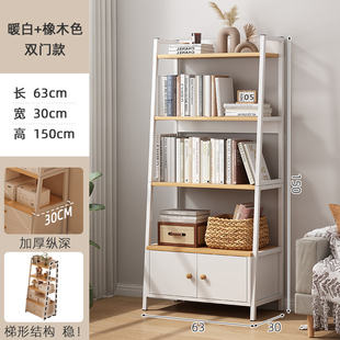 货架置物架多层隔板收纳架子书架落地客厅靠墙展示架卧室储物柜子