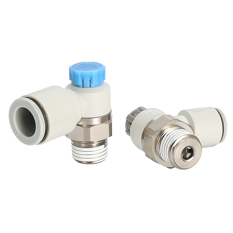 SMC型AS2201F-01-06SA节流阀可调气动调速阀AS3201F气缸X气量1201