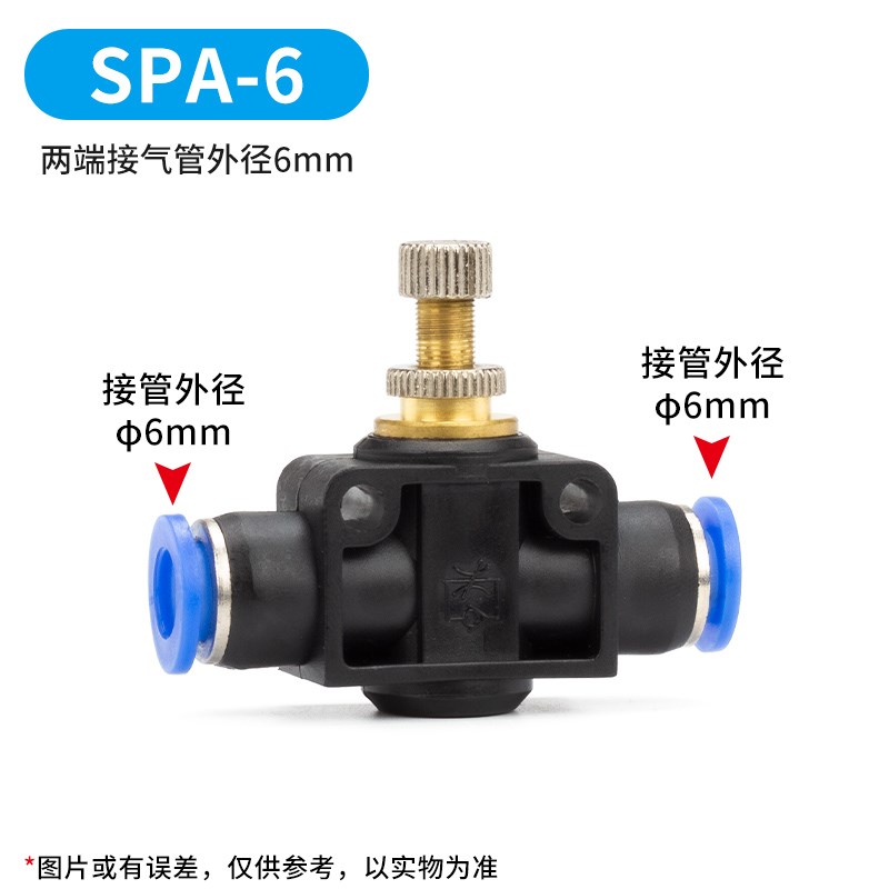 JNC杰恩西 SPA系列管道节流阀 快速接头气动接J头 SPA4-6-8-10-12