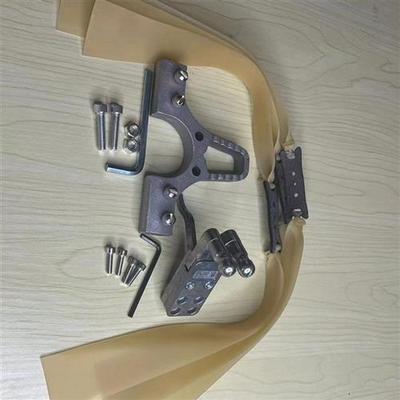 弹弓猫头鹰弓头配件脚蹬不锈钢40扁皮两用卡球大弓门