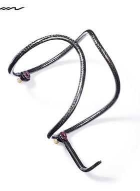 Avian飞鸟碳纤维水壶架8克轻量公路山地自行车水瓶水杯架配钛螺丝