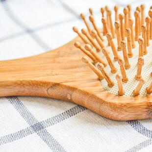 活法儿 实木质梳子气垫头梳气囊梳静电按摩梳便携女气囊梳蓬松