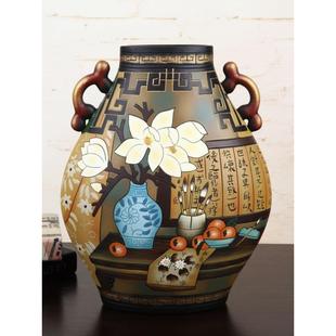 中国风家居装饰酒柜博古架摆件客厅电视柜陈设入口玄关中国风隔断