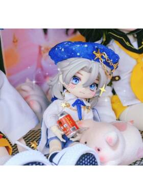 GSC可拆发gsc粘土人阿贝多头发头壳ob11原神建模头ob22娃头壳