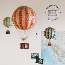authentic models热气球吊饰儿童房装饰ins礼物挂件复古挂饰风铃