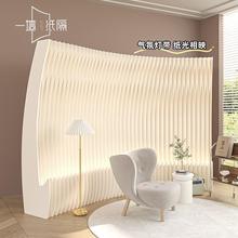 屏风隔断办公室纸屏风玄关客厅直播商用分隔隔挡板折叠移动隔断墙