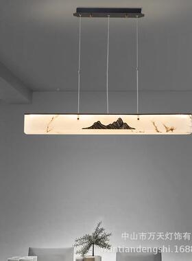 全铜新中式轻奢餐53782厅客厅卧室枝形石吊中灯茶室禅意别国风墅