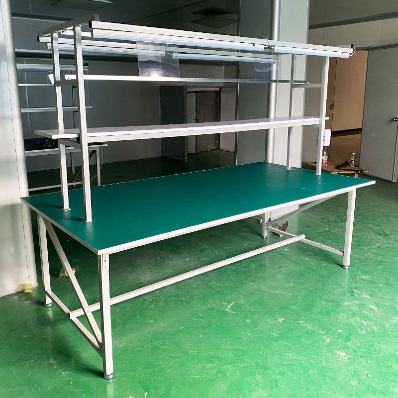 防静电工台作台电子厂带车间流水线操工作打包台维修作台灯实验台