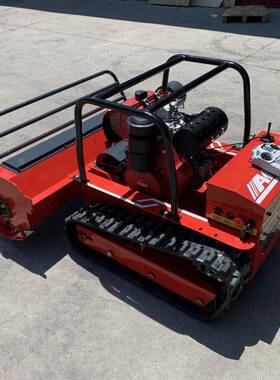 全地形柴油0割草机 3000-500农/H高效率打草 遥控履带场㎡除wxm20