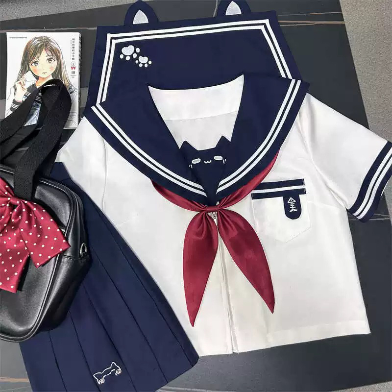 小田町原创jk制服【魔力喵喵】水手服小猫咪可爱学生装校园风日系