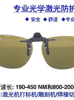 1064nm激光防护眼镜YAG激光打标机切割机护目镜 夹片式近视者