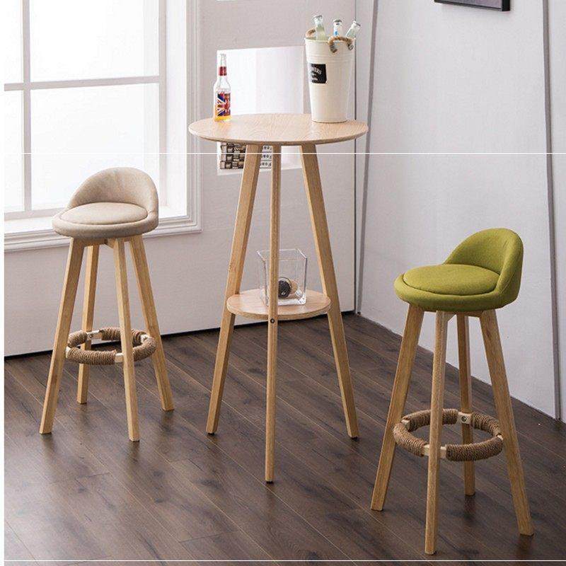 实木小酒吧桌家庭实木高圆桌客厅咖啡厅斯堪的纳维亚铁桌简单的酒,商业/办公家具,酒吧台,淘宝优惠券,粉丝福利购,淘宝优惠卷