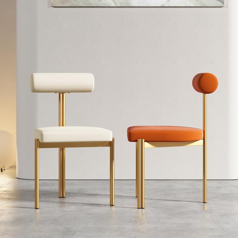 化妆椅子家用女生卧室轻奢高级感化妆椅子网红创意美甲店顾客椅子