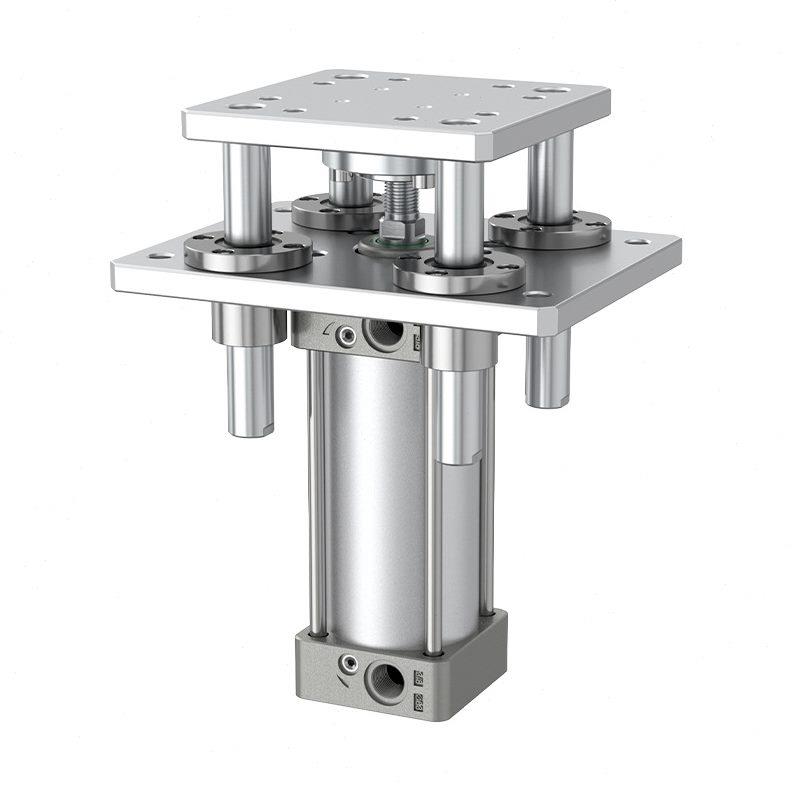 甄选四导柱顶升气缸机架小型气动升降旋转四轴大全SC32/40/50/63/