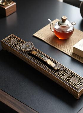 卧香盒线香香盒家用室内檀香香薰炉卧香炉沉香熏香炉茶道茶桌摆件