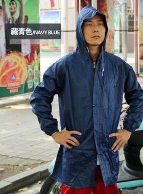 户外牛津耐磨上衣男女分体加厚加大徒步登山骑行带袖子雨衣防水